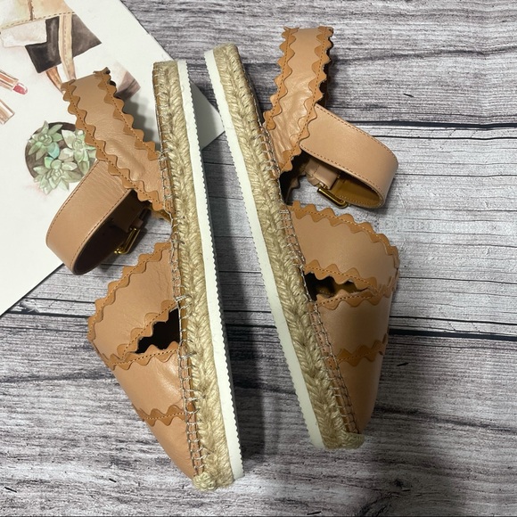See By Chloe Glyn Leather Espadrilles - Picture 9 of 16